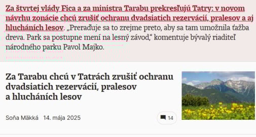 taRABOVANIE v plnom prúde...
