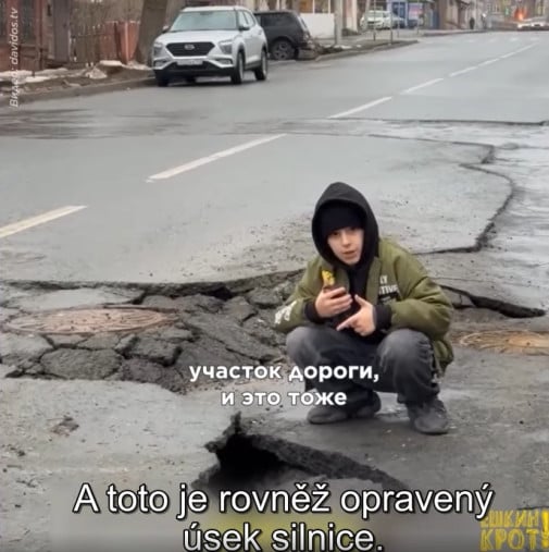 opravená cesta na vyspelý spôsob