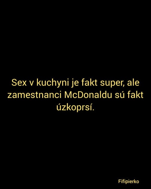 S*x v kuchyni