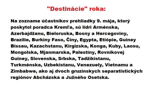 "Destinácie" roka