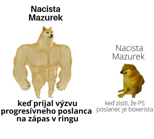 Alfa Nácek sa zľakol